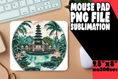 Landscape Art Sublimation Design Mouse Pad PNG Product Image 1