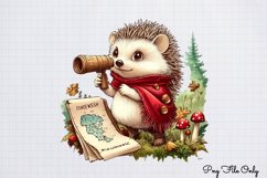 Woodland Animals Clipart PNG Product Image 1