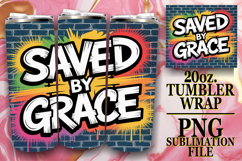 Cheerful Reflections 20oz tumbler wrap, Religious Product Image 1