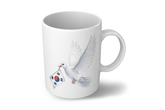 Dove Carrying Taegeukgi Peace Symbol PNG Korean Independence Product Image 6