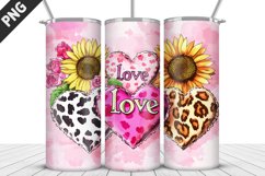 Lovely Hearts Tumbler Design | Valentine&#039;s Day Tumbler Wrap Product Image 3