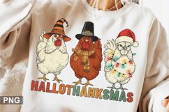 HalloThanksmas Sublimation - Thanksgiving Design Product Image 1