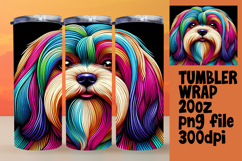 BOLD 20oz Sublimation Design , Dog Product Image 1