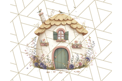 Whimsical Cottagecore Cottage PNG Clipart, Fairy House Png Product Image 2
