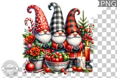Christmas Gnome Sublimation - Clipart PNG Design Product Image 1