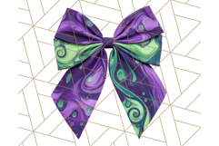 Halloween Bow Clipart, Bright Holiday Ribbon PNG Product Image 2