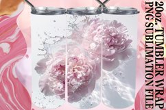 Floral Current: 20oz Tumbler Sublimation Splash Product Image 1