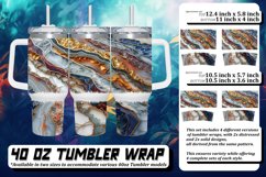 Golden Dusk Tumbler Wrap Design: Glitter Sublimation,Spring Product Image 1