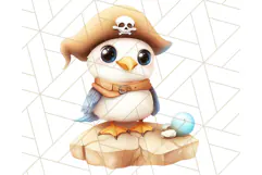 Cartoon Pirate Kids and Animals PNG Clipart for Fun Designs Product Image 2