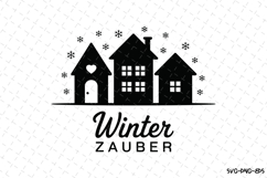Winter Zauber Svg | Christmas Svg | Svg Cut Files Product Image 1