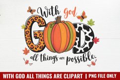 With God All Things Are Possible PNG Product Image 1