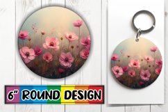 Blossom Pattern Keychain &amp; Coaster Assortment Product Image 1