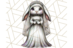 Halloween Bunny Clipart, Cute Bunnies in Costumes PNG Product Image 2
