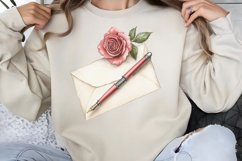 Valentine Love Letters Clipart PNG Product Image 1