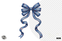 Patriotic American Bows PNG - 4th Of July Clipart Product Image 1