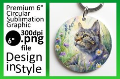 Round Cat Print Treasures Product Image 1