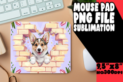 Sweet Mouse Pad Design Sublimation, Cute Dog Product Image 1