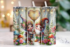 Happy Valentine's Day Tumbler Wrap Sublimation Product Image 1