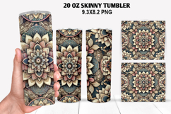 Skinny Tumbler 20oz Wrap Design, Animal Tumbler Wrap Product Image 1