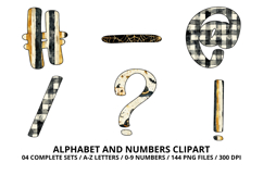 Halloween Alphabet Clipart PNG, watercolor letters doodle Product Image 6