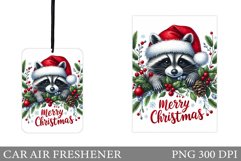 Cute Raccoon Car Air Freshener. Christmas Car Air Freshener Product Image 1