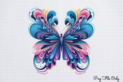 Smoke Butterflies Clipart PNG Product Image 1