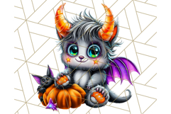 Spooky Cute Monster PNG Clipart, Adorable Halloween Monsters Product Image 2