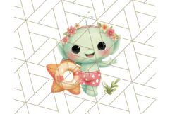 Alien Vacation Clipart PNG, Cute Summer Galaxy Art Clip Art Product Image 2