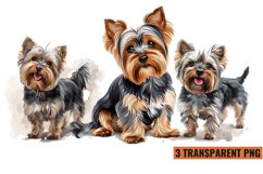 Watercolor Dog Breed Clipart , PNG Product Image 1