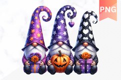 Halloween Gnome Sublimation - Clipart PNG Design Product Image 1