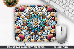 Mouse Pad Sublimation, Christmas Mouse Pad PNG Design Product Image 1