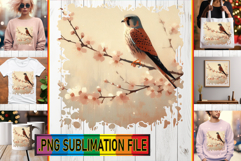 Stylish PNG Art for TSHIRTS, Birds Product Image 1