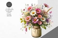 Flowers clipart, Wildflowers clipart, Spring clipart Product Image 1