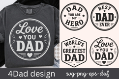 Dad SVG Quotes PNG Product Image 1