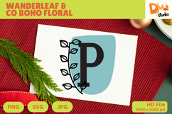 Wanderleaf &amp; Co Boho Floral Monogram Product Image 1