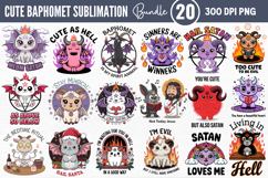 Cute Baphomet Sublimation Bundle Product Image 1