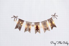Rustic Christmas Sublimation Clipart PNG Product Image 1