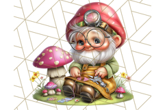 Gnomes at Work Clipart PNG, Cute Gnomes PNG Illustration Product Image 2