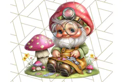 Gnomes at Work Clipart PNG, Cute Gnomes PNG Illustration Product Image 2