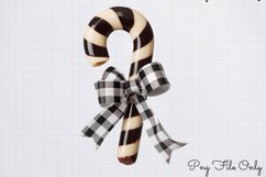 Black White Plaid Christmas PNG Product Image 1