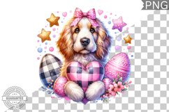 Easter Dog - Easter Clipart Sublimation PNG Product Image 1
