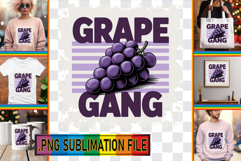 Cheerful TSHIRT Designs Magic PNG, Retro Food Product Image 1