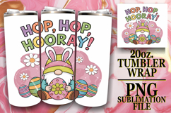 PRESENT OF HARMONY 20oz TUMBLER WRAP, Easter Gnome Product Image 1