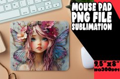 CHEERFUL MOUSE PAD SUBLIMATION PNG, Fairy Product Image 1