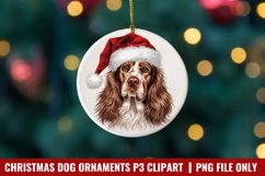Breeds Of Christmas Dog Ornaments Clipart PNG Product Image 1