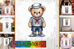 Sweet TSHIRT Art Ideas PNG, Teddy Bear Product Image 1