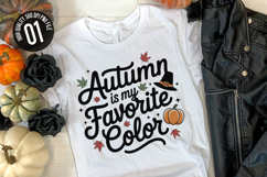 Autumn Is My Favorite Color - Autumn t-shirt Design Product Image 1