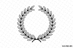 Laurel SVG | SVG Cut files | Cricut Product Image 1