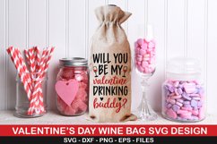 Valentine Wine Bag SVG Bundle -Valentine Design Product Image 17