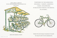 Summer Bicycling Set Clipart Product Image 2